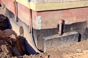 home foundation with holes for inspection houston tx